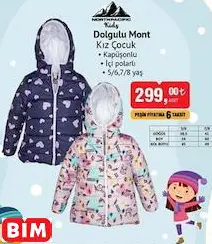 NORTHPACİFİC DOLGULU MONT KIZ ÇOCUK